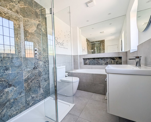 A family bathroom completely reimagined